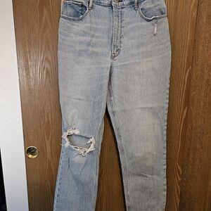Abercrombie & Fitch Light Blue Straight Leg Jeans